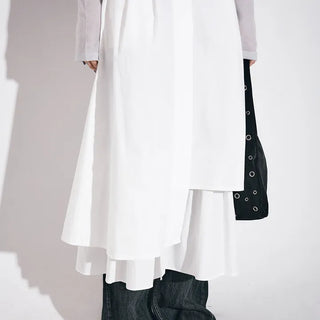 Yudi Pintuck Long Skirt