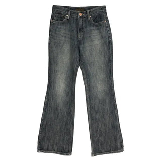 Slub High Flare Jeans