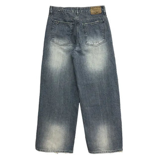 Piercing point wide jeans
