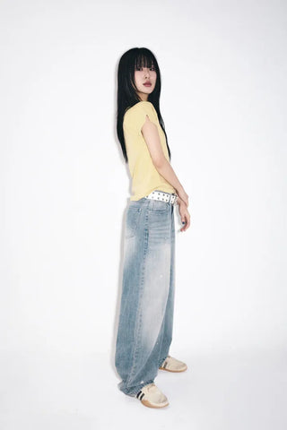 Painwash Wide Jeans