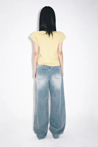 Painwash Wide Jeans