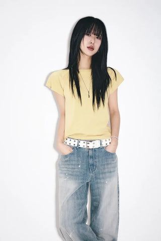 Painwash Wide Jeans