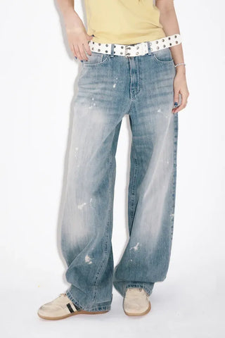 Painwash Wide Jeans