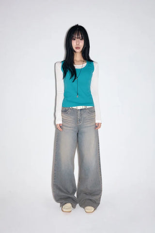 Garden Wash Wide Jeans