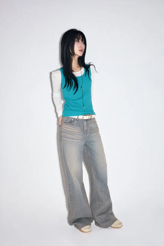 Garden Wash Wide Jeans