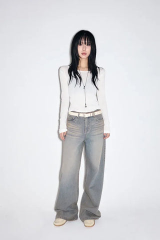 Garden Wash Wide Jeans