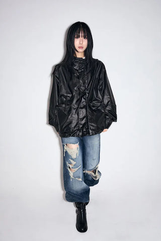 Hardy Coated Leather Jumper