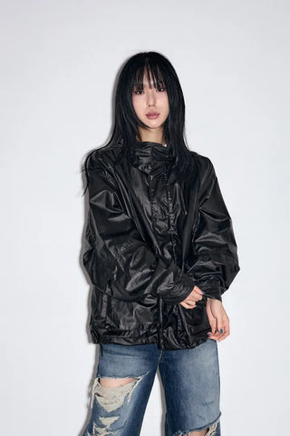 Hardy Coated Leather Jumper