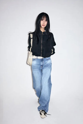 Collie Washed Wide Jeans