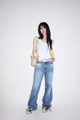 Collie Washed Wide Jeans