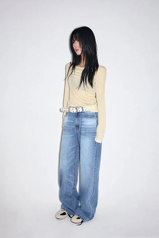 Collie Washed Wide Jeans