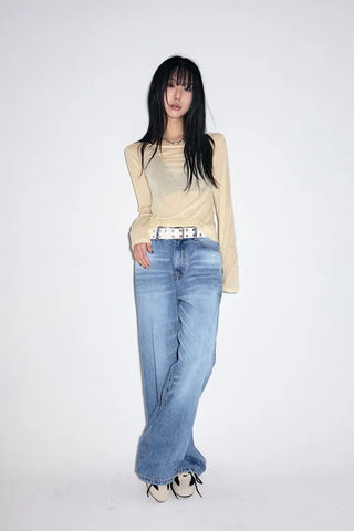 Collie Washed Wide Jeans