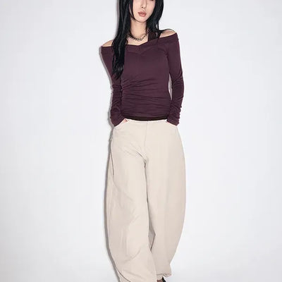 Chrome Curve Balloon Pants