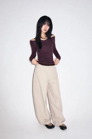Chrome Curve Balloon Pants
