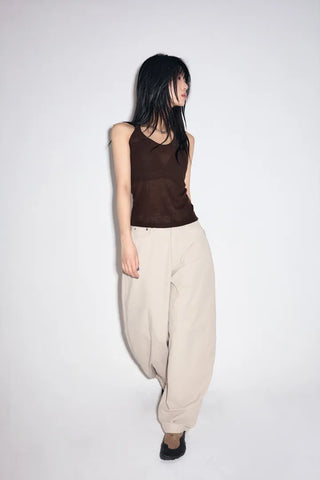 Chrome Curve Balloon Pants