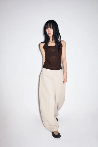Chrome Curve Balloon Pants