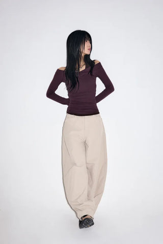 Chrome Curve Balloon Pants