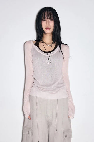 DL Over Long Sleeve