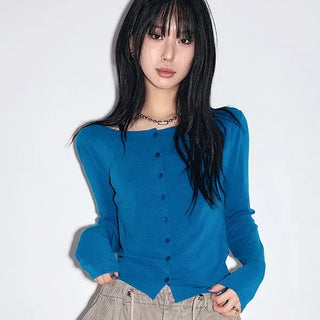 French Button Cardigan