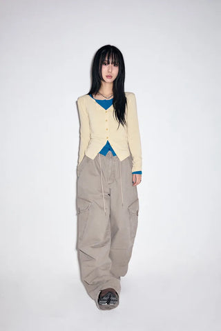 French Button Cardigan