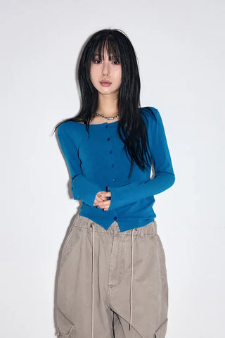 French Button Cardigan