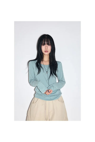 Garter Diagonal Cargo Pants