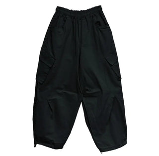 Garter Diagonal Cargo Pants