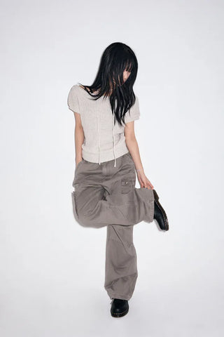 Pilt Button Cargo Pants