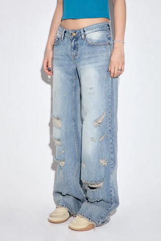 Demi Low Straight Jeans