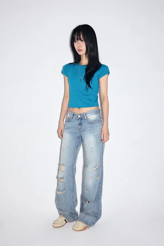 Demi Low Straight Jeans