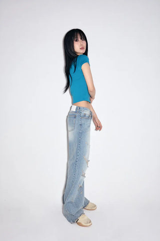 Demi Low Straight Jeans