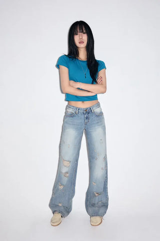 Demi Low Straight Jeans
