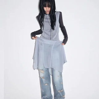 Sining Asymmetrical Layered Dress