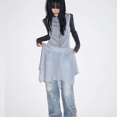 Sining Asymmetrical Layered Dress