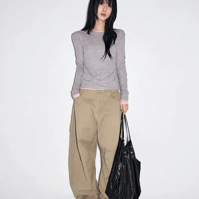 Robin Curved Cotton Pants