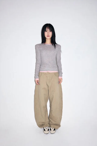 Robin Curved Cotton Pants