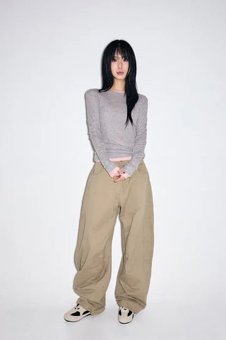 Robin Curved Cotton Pants