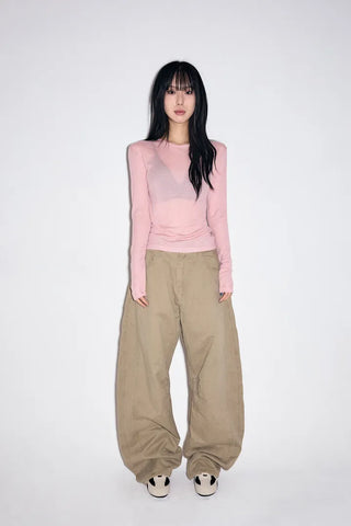 Robin Curved Cotton Pants