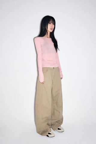 Robin Curved Cotton Pants