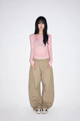 Robin Curved Cotton Pants