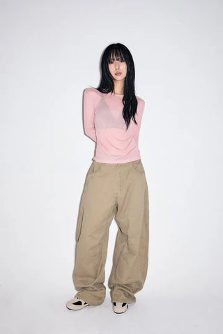 Robin Curved Cotton Pants