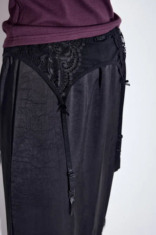 Ring Ring Lace Midi Skirt