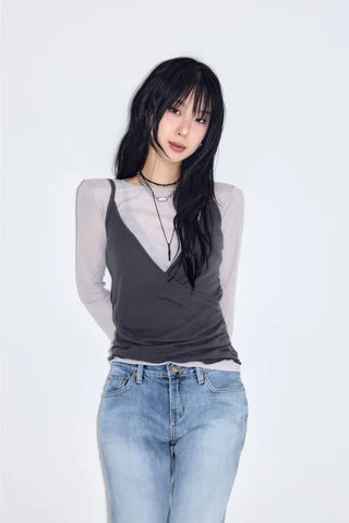 Ringed Slim Long Sleeve