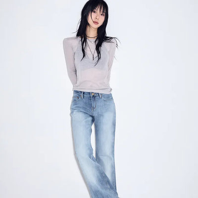 Natural Blue Flare Jeans