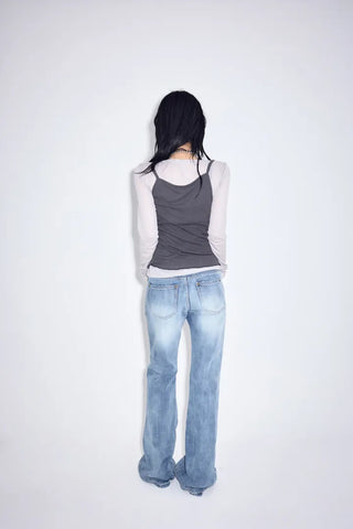 Natural Blue Flare Jeans