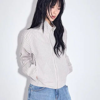 AB High-Neck Zip-Up Jacket