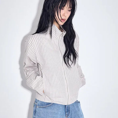 AB High-Neck Zip-Up Jacket