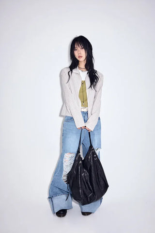 AB High-Neck Zip-Up Jacket