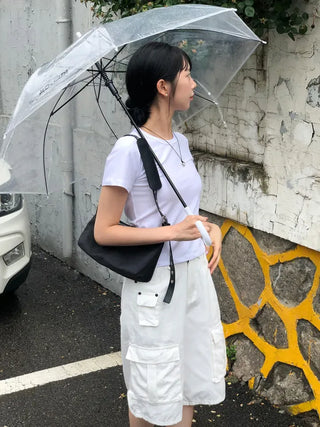 Multi-pocket Cargo Bermuda Pants
