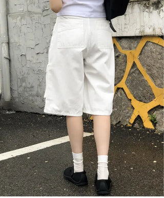 Multi-pocket Cargo Bermuda Pants